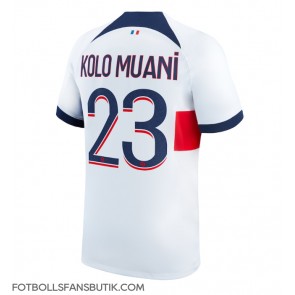 Paris Saint-Germain Randal Kolo Muani #23 Replika Bortatröja 2023-24 Kortärmad